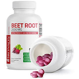 Bronson Beet Root 2000mg Extra Strength 2000mg Per Serving Non-GMO, 500 Vegetarian Tablets
