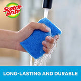 Scotch-Brite Kitchen Cleaning & Dish Washing Starter Kit: Non-Scratch Scrub Sponge (6 Pack) + Non-Scratch Advanced Soap Control Dishwand + Glass and Water Bottle Brush