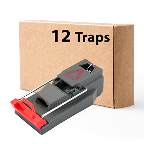 Victor M122 Quick-Kill Easy Set Mouse Trap - 12 Reusable Mouse Traps