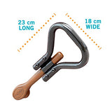 Stander Recliner Lever Extender, Oversized Grip Handle Adapter for Adults, Seniors, and Elderly, Extension Handle with Large Ergonomic Curve Grab Bar, Compatible with Wooden Recliner Handles - Black