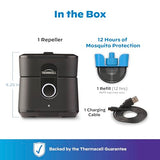 Thermacell Mosquito Repellent Radius Zone, Gen 2.0, Rechargeable; Includes 12-Hour Mosquito Repellent Refill; No Candle or Flame, Easy to Use & Long Lasting; Bug Spray Alternative