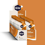 GU Energy Original Sports Nutrition Energy Gel, 24-Count, Salted Caramel