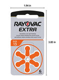 RAYOVAC WNS-emg-World Big Box Pack Extra Type 13 Hörgerätebatterien Zinc Air P13 PR48 ZL2, 60 Stück