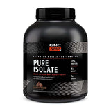 GNC AMP Pure Isolate | Fuels Athletic Strength, Performance and Muscle Growth | Fast Absorbing | 25g Whey Protein Iso with 5g BCAA | Chocolate Frosting | 70 Servings