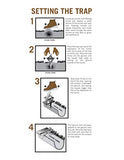 YARDDOG Mole Trap Step to Set Commercial Grade