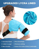 Comfytemp Shoulder Ice Pack Rotator Cuff Cold Therapy, Reusable Shoulder Wrap Large Gel Ice Packs for Injuries, Hot Cold Compress for Shoulder Pain Relief, Recovery After Surgery