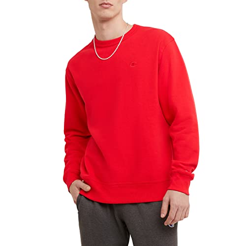 Champion Men's Crewneck, Powerblend Fleece Sweatshirt, Crewneck Sweatshirts(Reg. or Big & Tall)