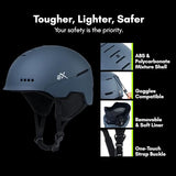 Extremus Snow Bound II Ski Helmet with 12 Adjustable Vents, ABS Shell, and EPS Foam for Men and Women