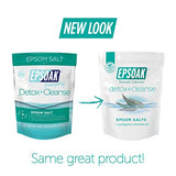 Epsoak Epsom Salt Detox + Cleanse - 4 lbs. (Qty. 2 x 2 lb. Bags) Bath Salts with Natural Essential Oils