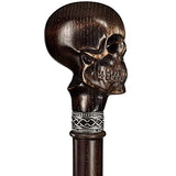 Skull Cane - Handmade - Skull Walking Stick | Vampire Gothic Walking Cane | Skull Canes for Men, Cool Steampunk Cane for Men (39 Inch)