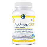 Nordic Naturals ProOmega 2000, Lemon Flavor - 2150 mg Omega-3 - 60 Soft Gels - Ultra High-Potency Fish Oil - EPA & DHA - Promotes Brain, Eye, Heart, & Immune Health - Non-GMO - 30 Servings