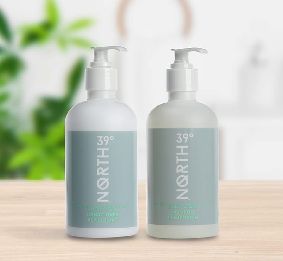 39° North Shampoo & Conditioner Set Eucalyptus & Lavender Scent Co