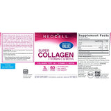 NeoCell Super Collagen Peptides + Vitamin C & Biotin, 3g Collagen Per Serving, Gluten Free, Promotes Healthy Hair, Beautiful Skin, and Nail Support, Dietary Supplement, 180 Tablets