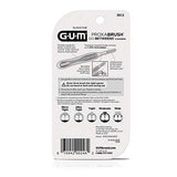 GUM Proxabrush Go-Betweens - Moderate - Interdental Brushes - Soft Bristled Dental Picks for Plaque Removal & Gum Health - Safe for Braces & Dental Devices, 10ct (6pk)