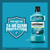 Listerine Antiseptic Mouthwash, Cool Mint - 500 ml (Pack of 4)