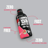 Pro Supps L-carnitine Liquid Fat Burner Stimulant Free Metabolic Enhancer, 1500 Mg, Sour Watermelon Candy, 16 Fl Oz