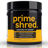 PrimeShred Fat Burner Pills for Men, Triple Action Weight Loss Supplement with Caffeine, Thermogenic Appetite Suppressant & Energy Booster