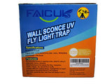 Faicuk Wall Sconce Fly Light Trap for Capturing Flies, Moths, Gnats, Mosquitos and Other Flying Insects-12"x6.1"x5.98"