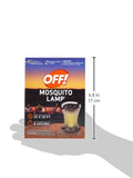 OFF! Refillable Mosquito Lamp, Repels Mosquitoes up to 10 x 10 feet, Protection for up to 6 Hours, 1 Count