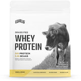 Levels Grass Fed 100% Whey Protein, No Hormones, Vanilla Bean, 1LB