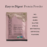 Truvani Organic Vegan Protein Powder Vanilla Chai - 20g of Plant Based Protein, Organic Protein Powder, Pea Protein for Women and Men, Vegan, Non GMO, Gluten Free, Dairy Free (Travel Kit)