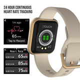 Smart Watch for Men Women with Heart Rate Tracker, Step Counter, Notifications, Sleep Monitor