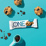 ONE Protein Bars, Chocolate Chip Cookie Dough, Gluten Free Protein Bars with 20g Protein and only 1g Sugar, Guilt-Free Snacking for High Protein Diets, 2.12 oz (12 Pack)