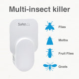Safer Home SH502-2SR 2 Indoor Plug-in Fly Traps for Flies, Fruit Flies, Moths, Gnats, and Other Flying Insects – 2 Traps + 2 Glue Cards