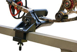 Bow Holder for Tree Stand, Hunting, Archery, lightweight, clamp on for easy assembly, durable