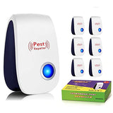 Ultrasonic Pest Repeller 6 Pack,Pest Repeller Plug in,Mouse Repellent Ultrasonic Plug in,Rodent Repellent Indoor,Pest Control for Ant, Spider,Roach,Mice Repellent for House,Warehouse,Garage