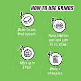 Grinds Coffee Pouches | 3 Cans of Mint Chocolate | Made in the USA | 18 Pouches Per Can | 1 Pouch eq. 1/4 Cup of Coffee (Mint Chocolate)