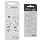 Genuine Oticon Hearing Aid Domes Minifit Power 12mm (0.47 inches - XLarge), Oticon Branded OEM Denmark Replacements, Authentic Accessories for Optimal Performance -2 Pack/20 Domes Total