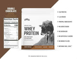 Levels Grass Fed 100% Whey Protein, No Hormones, Double Chocolate, 1LB