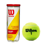 WILSON Championship Tennis Balls - Extra Duty, 4 Can Pack (3 Balls)