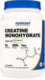 Nutricost Creapure® Creatine Monohydrate Powder 1KG