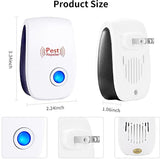 Ultrasonic Pest Repeller 10 Packs Mouse Mosquito Repellent Electronic Plug in for Roach, Rodent, Mouse, Bugs, Mice, Spider, Electronic Plug in Pest Control for House, Garage, Warehouse, Hotel