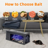 X-Pest Electric Rat Trap,High-Voltage Electric Shock to Kill Mouse,Rat,and Other Nasty Rodent Instantly to Provide a Pest Control Solution,No-Touch Design for Home,Garage,Attic,Apartment Use