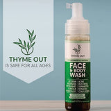 Thyme Out All Natural Face & Body Wash for Eczema, Psoriasis, Pet Rashes, Poison Ivy, Acne, Bug Bites, Dermatitis, Rosacea & Cold Sores - Soothes Itching, and Irritation (7.1 oz)