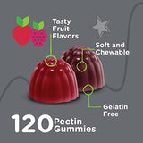 Prebiotic Fiber Gummies 4g for Kids [Zero Sugar Added] Digestive Heath Regularity Support, Natural Weight Support, Constipation Relief, Vegan Dietary Supplements, Fruit Flavor Chewable Fiber Gummy