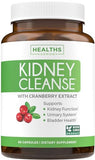 Kidney Cleanse Detox & Repair (Non-GMO) Support Urinary Tract and Bladder Control - Powerful VitaCran Cranberry Extract & Natural Herbs - Kidney Health Supplement - 60 Vegetarian Capsules (No Pills)