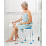 Carex Swivel Shower Stool With Padded Seat, Shower Seat For Seniors, Elderly, Handicap, Disabled, or Those Home From Surgery