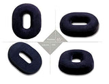 Orthopedic Ring Cushion Made from Memory Foam, Donut Cushion for Relief of Haemorrhoids (Piles) and Coccyx Pain, Suitable for Wheelchair, Car Seat, Home Or Office, Blue (Navy)