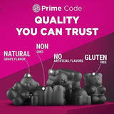 Iron Gummies for Women & Men with Vitamin B12, 20mg Iron Supplement for Adults, Free Blood Builder for Anemia, Vitamin B12 Gummies with Iron & Natural Blackberry Flavor, Vegan, Non-GMO, 30 Day Supply