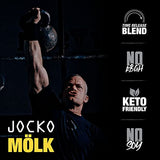 Jocko Mölk Whey Protein Powder (Banana Cream) - Keto, Probiotics, Grass Fed, Digestive Enzymes, Amino Acids, Sugar Free Monk Fruit Blend - Supports Muscle Recovery & Growth - 31 Servings (Old 2lb Tub)