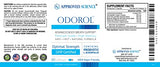 Approved Science Odorol - 60 Capsules - Freshen Bad Breath and Body Odor - Contains L.acidophilus, Green Tea, Magnolia Bark, Peppermint Oil, and Fennel - All Natural, Vegan Friendly, Non-GMO