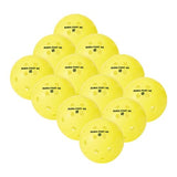 Dura Fast 40 Pickleballs | Outdoor Pickleball Balls | Yellow | Dozen/Pack of 12 | USAPA Approved and Sanctioned for Tournament Play