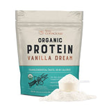 Live Conscious Organic Pea Protein Powder - Vanilla Dream Flavor | Low-carb Plant-Based Vegan Protein Blend - Pea, Brown Rice, Pumpkin, Sacha Inchi | 20 Servings 18.2 oz