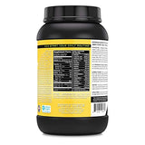 Amazing Muscle 100% Whey Protein Powder *Advanced Formula with Whey Protein Isolate Along with Ultra Filtered Whey Protein Concentrate (Banana, 2 Lb)