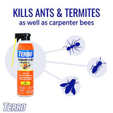 TERRO T1901-6 Ready to Use Indoor and Outdoor Carpenter Ant, Termite, and Carpenter Bee Killer Aerosole Spray - 16 Ounces