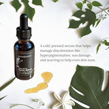 Bambu Earth Cold-Pressed Repairing Facial Serum - Organic Ingredients - Rosehip and Vitamin C Facial Serum for Women to Help Even Skin Tone and Recover from Hyperpigmentation & Sun Damage (1 oz)
